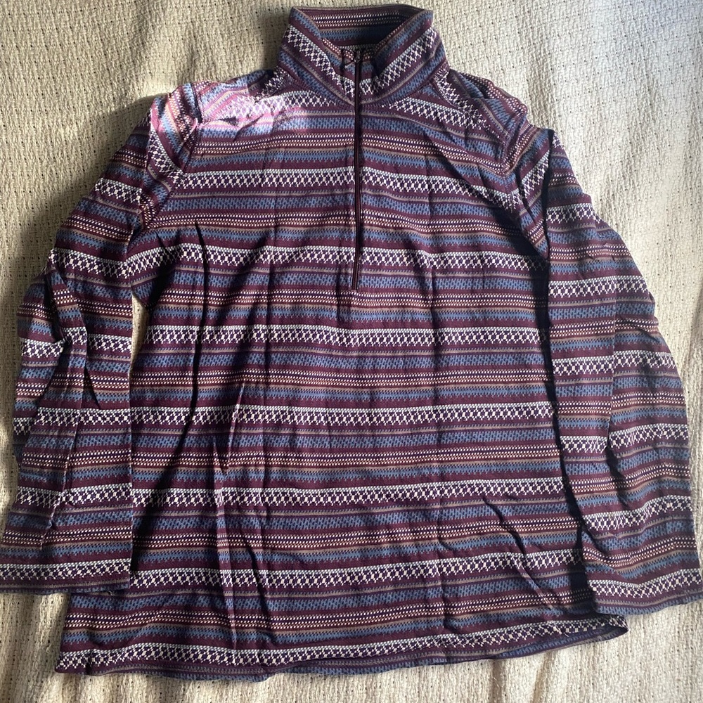 Cotton Half-Zip Pullover